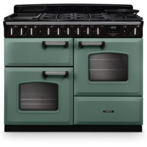 Image : FALCON NGC TAB MIX 110 CM VERT MINERAL CHROME - Piano de cuisson mixte