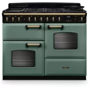 FALCON NGC TAB MIX 110 CM VERT MINERAL LAITON - Piano de cuisson mixte
