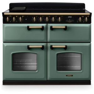Image : FALCON NGC TAB IND 110 CM VERT MINERAL LAITON - Piano de cuisson induction