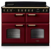 FALCON NGC TAB IND 110 CM BORDEAUX LAITON - Piano de cuisson induction