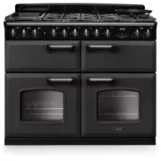 FALCON NGC TAB MIX 110 CM ARDOISE CHROME - Piano de cuisson mixte