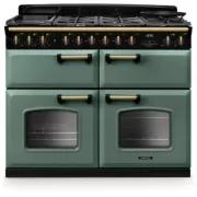 FALCON NGC TAB MIX 110 CM VERT MINERAL LAITON - Piano de cuisson mixte