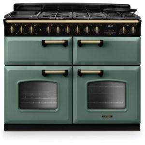 Image : FALCON NGC TAB MIX 110 CM VERT MINERAL LAITON - Piano de cuisson mixte
