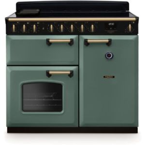 Image : FALCON NGC TAB IND 100 CM VERT MINERAL LAITON - Piano de cuisson induction