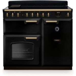 Image : FALCON NGC TAB IND 100 CM NOIR LAITON ANTIQUE - Piano de cuisson induction