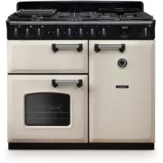 FALCON NGC TAB GAZ 100 CM CREME PASTEL CHROME - Piano de cuisson gaz