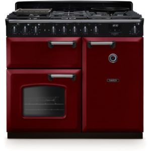Image : FALCON NGC TAB GAZ 100 CM BORDEAUX CHROME - Piano de cuisson gaz