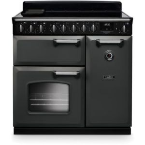 Image : FALCON NGC TAB IND 90 CM ARDOISE CHROME - Piano de cuisson induction