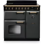 FALCON NGC TAB IND 90 CM ARDOISE LAITON ANTIQUE - Piano de cuisson induction