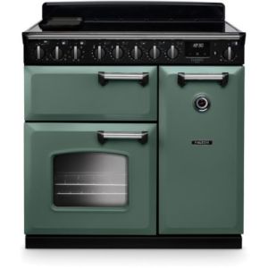 Image : FALCON NGC TAB IND 90 CM VERT MINERAL CHROME - Piano de cuisson induction