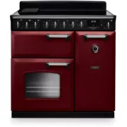 FALCON NGC TAB IND 90 CM BORDEAUX CHROME - Piano de cuisson induction