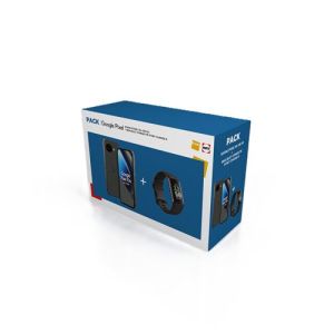 Image : Google Pixel 10a 128 Go Noir volcanique + Fitbit Charge 6 Noir