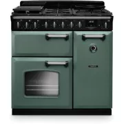 FALCON NGC TAB GAZ 90 CM VERT MINERAL CHROME - Piano de cuisson gaz