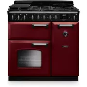 FALCON NGC TAB GAZ 90 CM BORDEAUX CHROME - Piano de cuisson gaz