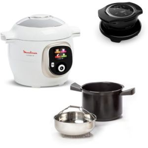 Image : MOULINEX Cookeo BLANC 180R + Extra Crisp YY5584FB