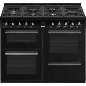 Image : SMEG CX113GMBL - Piano de cuisson gaz