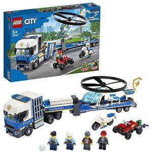 Image : Le transport de l'helicoptere de la police 60244 LEGO City