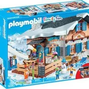 Playmobil 9280 Chalet avec skieurs