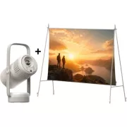 XGIMI Vibe One + écran de projection nomade - Vidéoprojecteur portable