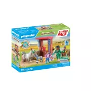 Playmobil 71471 Vétérinaire avec animaux de la ferme - Country