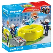 Playmobil 71465 Pompiers avec coussin de sauvetage - Action Heroes