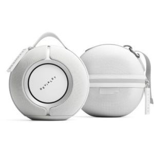 Image : DEVIALET Mania White Mist + Étui de transport inclus - Enceinte portable