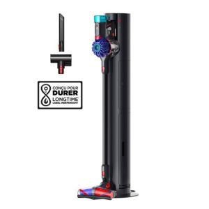 Image : Dyson V10 Konical + Dok Noir - Aspirateur balai