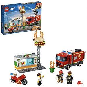 Image : L'intervention des pompiers au restaurant de hamburgers - 60214 LEGO City