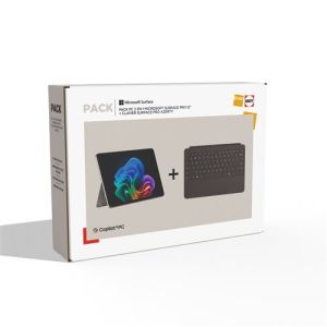 Image : Pack Microsoft Surface Pro 12' X Plus 16 Go 256 Go SSD Platine + Clavier