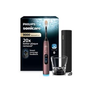Image : PHILIPS HX9213/85 Noir et Rouge - Brosse à dents électrique