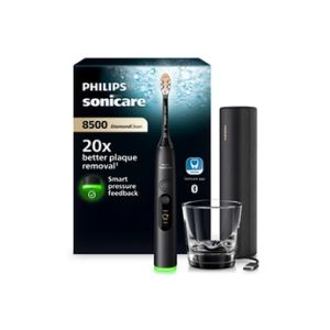 Image : PHILIPS HX8513/12 Noir Sonicare DiamondClean 8500