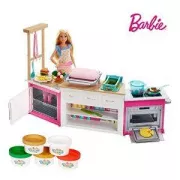 Barbie Metiers Cheffe avec kit cuisine
