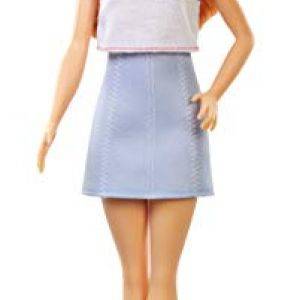 Image : Barbie Fashionistas rousse avec tee-shirt arc-en-ciel