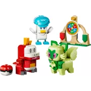LEGO 72158 SMART Play: Combat entre Poussacha Chochodile et Coiffeton - Pokémon