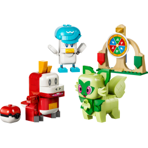 Image : LEGO 72158 SMART Play: Combat entre Poussacha Chochodile et Coiffeton - Pokémon