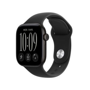 Image : Apple Watch Series 12 GPS 46 mm Noir - S/M - MJEK4ZR/A