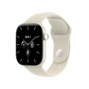 Apple Watch Series 12 GPS + Cellular 46 mm Blanc perle - S/M - MJH14ZR/A