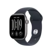 Apple Watch Series 12 GPS 46 mm Gris sidéral / Bleu marine - M/L - MJEJ4ZR/A