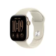 Apple Watch Series 12 GPS 46 mm Or clair / Sable - M/L - MJEP4ZR/A