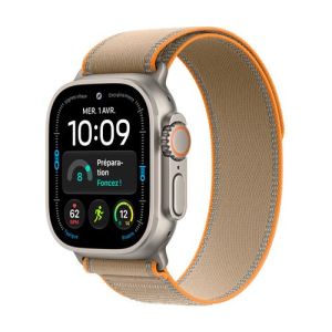 Image : Apple Watch Ultra 4 GPS + Cellular 49 mm Naturel / Sable - M/L - MJAQ4QF/A