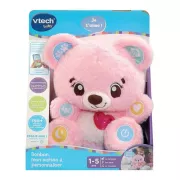 Vtech Baby Bonbon mon ourson à personnaliser Rose - Peluche interactive