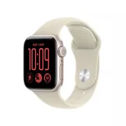 Apple Watch SE 3 GPS + Cellular 40 mm Lumière stellaire / Sable - S/M - MJLC4ZR/A
