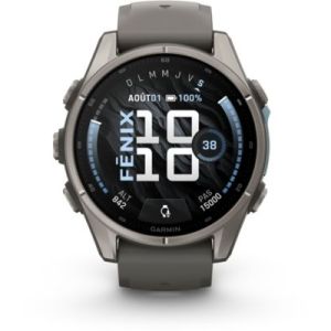 Image : Garmin Fenix 9 43mm Titane / Gris - Montre Sport
