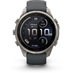Image : Garmin Fenix 9 Pro -  Montre Sport 47mm Titane/Noir In Reach