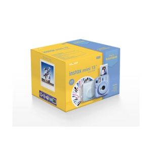 Image : FUJIFILM INSTAX Mini 13 Bleu Grivé + 1 Housse + 1 Pack de 20 films