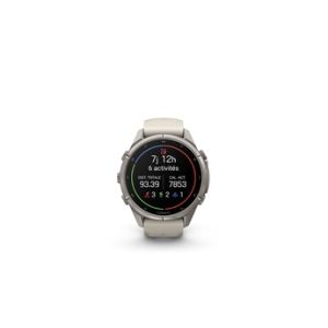 Image : GARMIN Fenix 9 43 mm Argent avec bracelet Gris