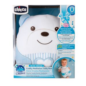 Image : CHICCO Tendre Ourson Bleu - Peluche