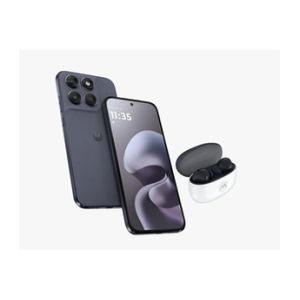 Image : MOTOROLA Moto G67 128 Go Gris + Ecouteurs Buds 2 Arctic Seal