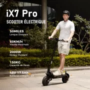 iScooter iX7Pro 2000W Trottinette électrique tout terrain