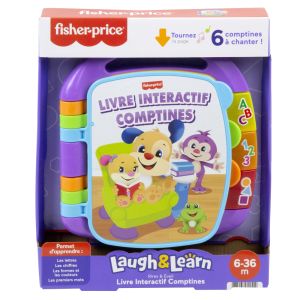 Image : Fisher-Price Livre Interactif Comptines - Livre bébé